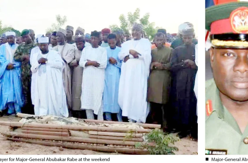 ‘We buried our father without our mother; Gen. Rabe had no history of diabetes’ –Son